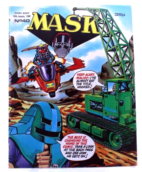 MASK (M.A.S.K.) UK-Comic Magazine No. 40 (1988): Outlaw Battle